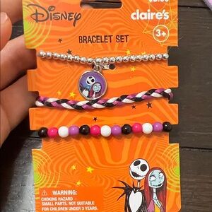 Claire's Disney Bracelet Set - Silver, Black, Pink